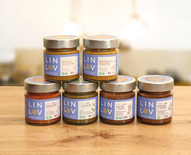 Des graines de lin tartinables riches en Oméga 3, découvrez la gamme LIN LOV