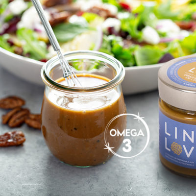 Mettez des Oméga 3 dans vos plats du quotidien avec LIN LOV Purée de graines de lin séchés