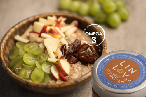 Mettez des Oméga 3 dans vos plats du quotidien avec LIN LOV Purée de graines de lin toastées