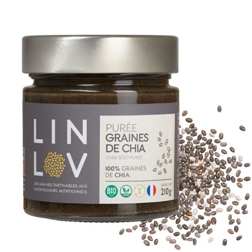 Purée 100% graines de Chia LIN LOV