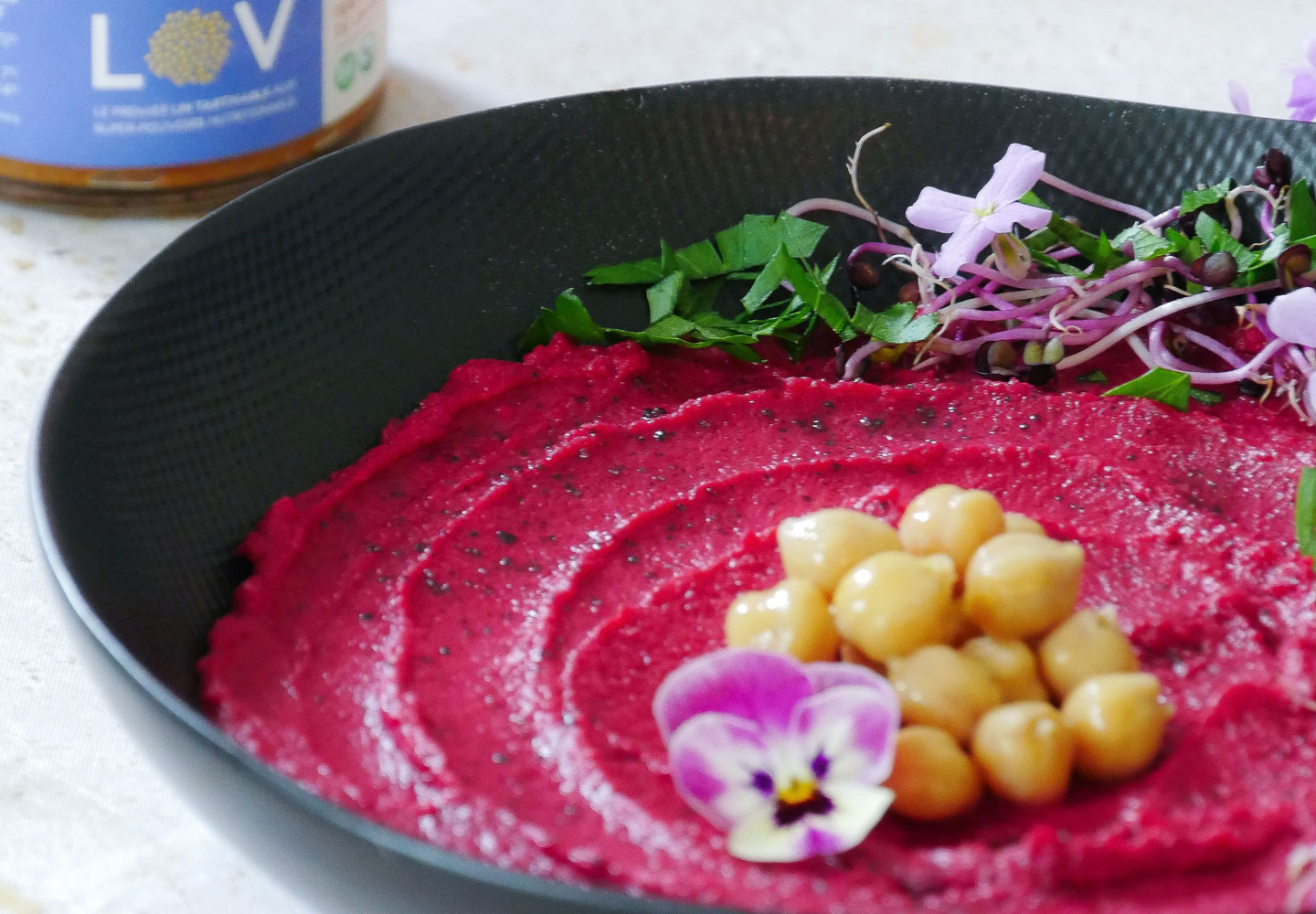 Recette pois chiche et betterave : une Tartinade saine et colorée !